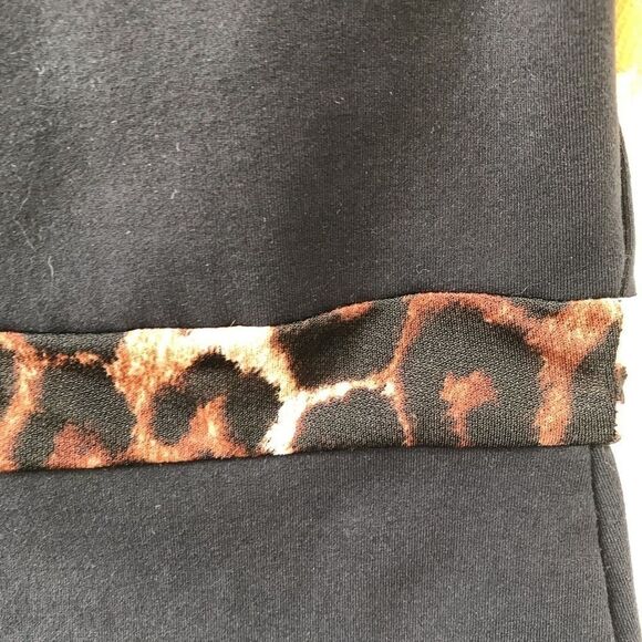 Oh My Bod Leopard Print Black Athletic Gym Tank S‎ - Picture 3 of 6